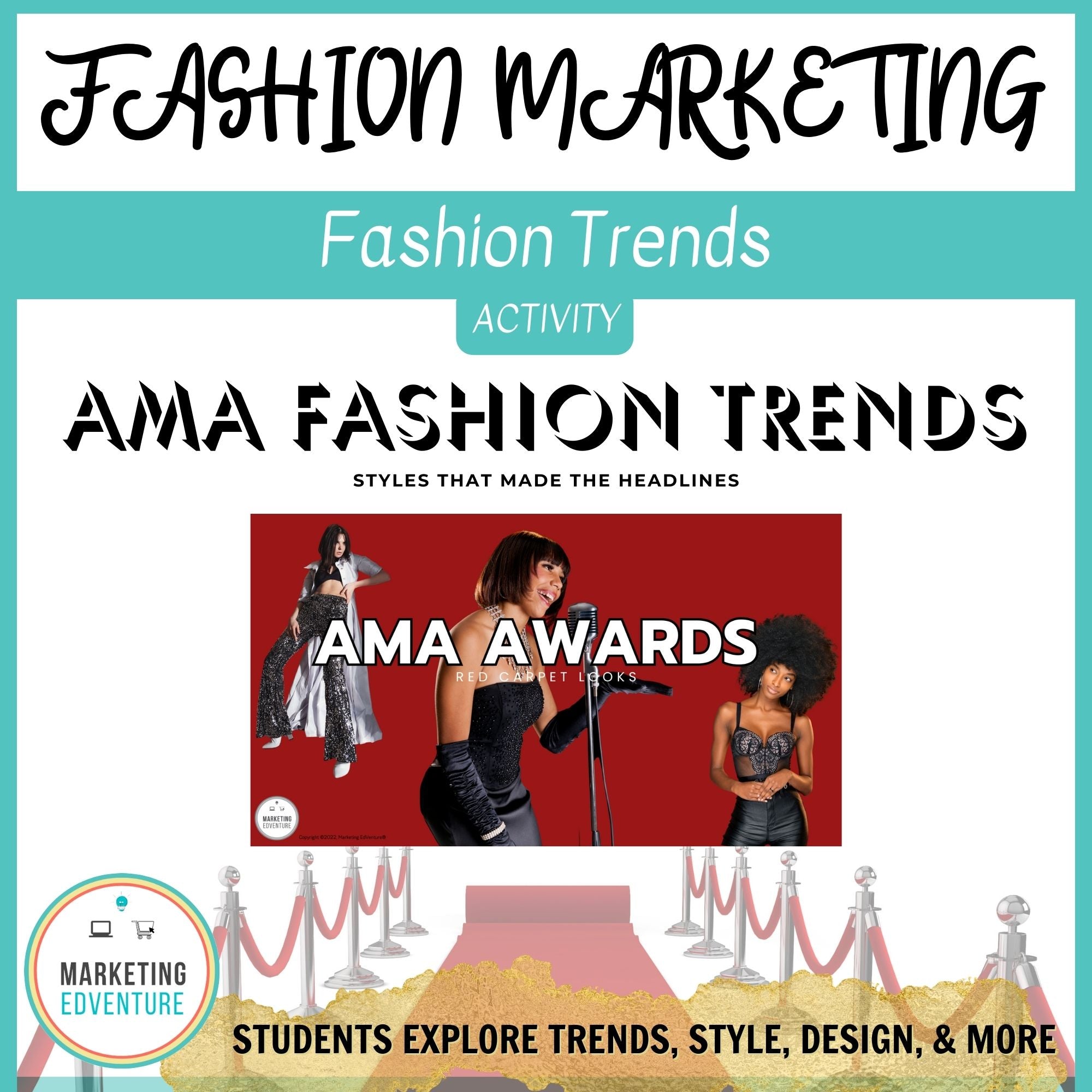 1004. Fashion Trends - AMA Awards Red Carpet Activity