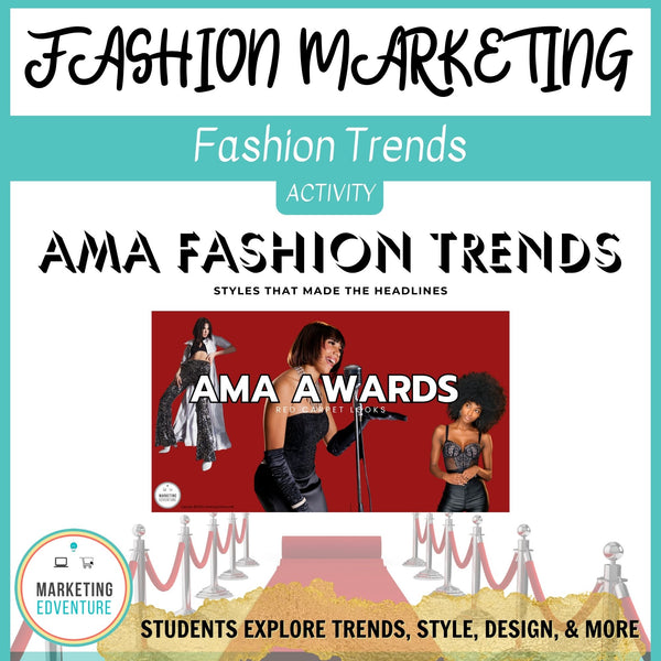 1004. Fashion Trends - AMA Awards Red Carpet Activity