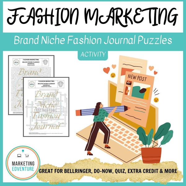 1004. Brand Niche Fashion Journal Crossword & Word Search Puzzles