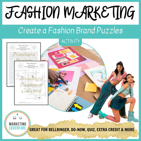 1004. Create Fashion Brand Crossword & Word Search Puzzles