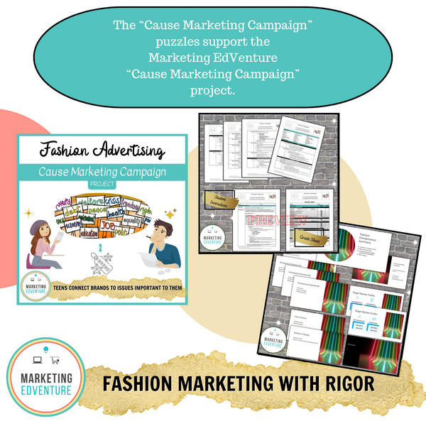 1004. Cause Marketing Campaign Crossword & Word Search Puzzles