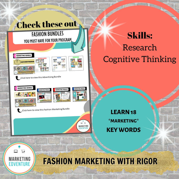 1004. Fashion Career Research Crossword & Word Search Puzzles