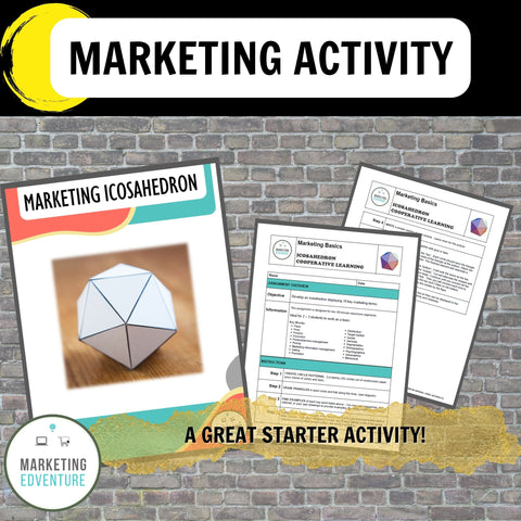 1004. Marketing Vocabulary Icosahedron Activity