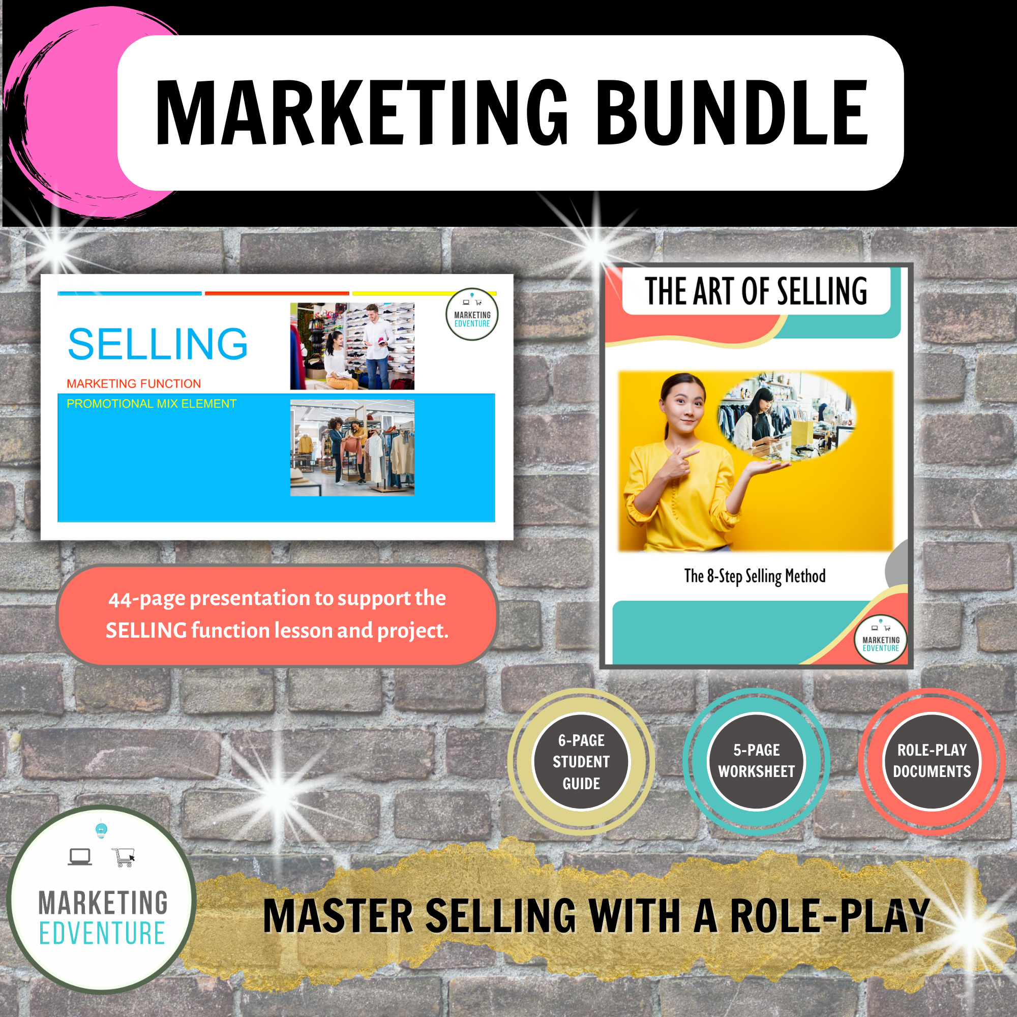 1007. Art of Selling "PROJECT & Selling MS PPT" - CTE MARKETING